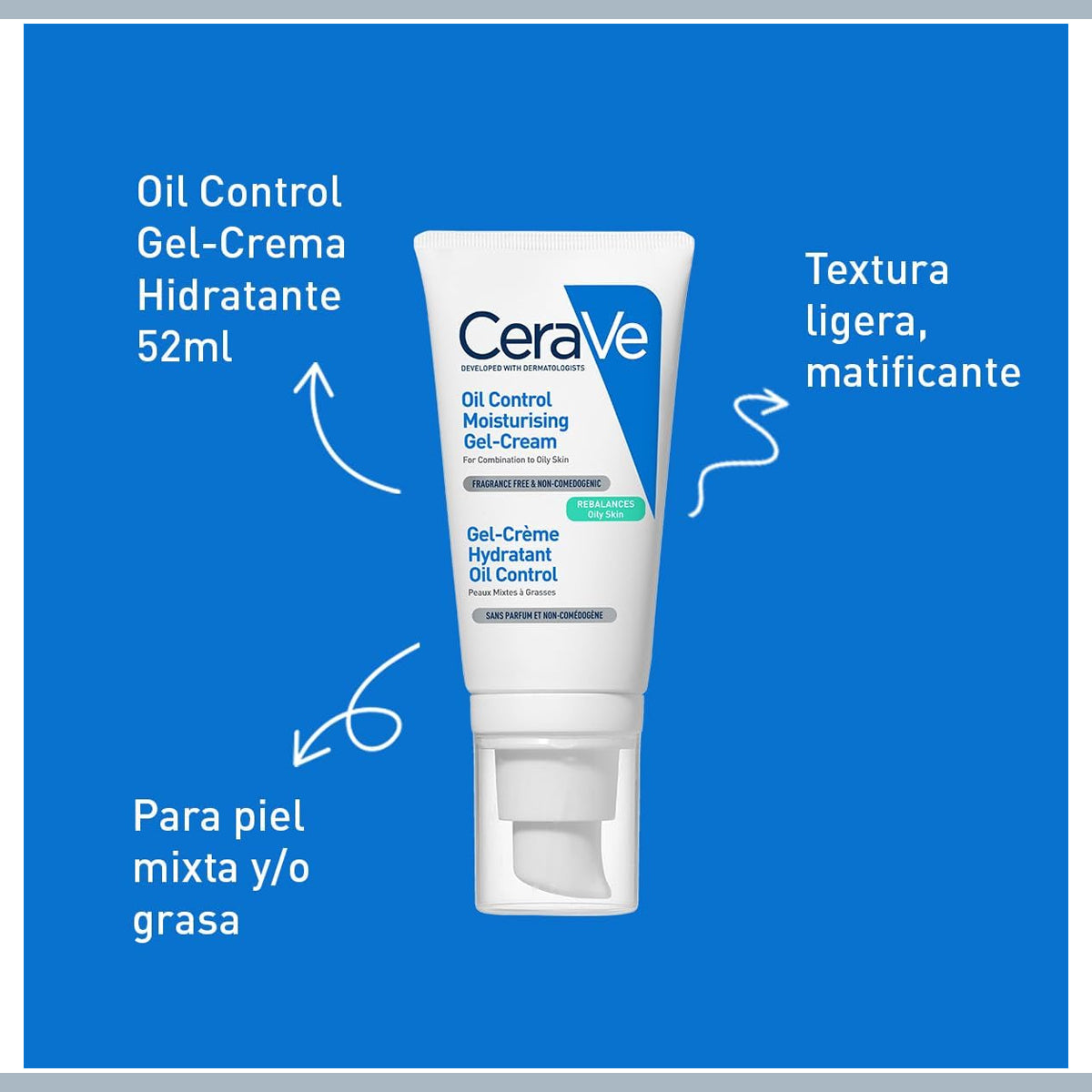 CERAVÉ OIL CONTROL GEL-CREMA HIDRATANTE 52ML