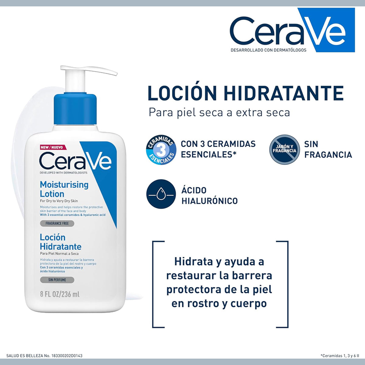 CERAVE LOCIÓN HIDRATANTE 236ML