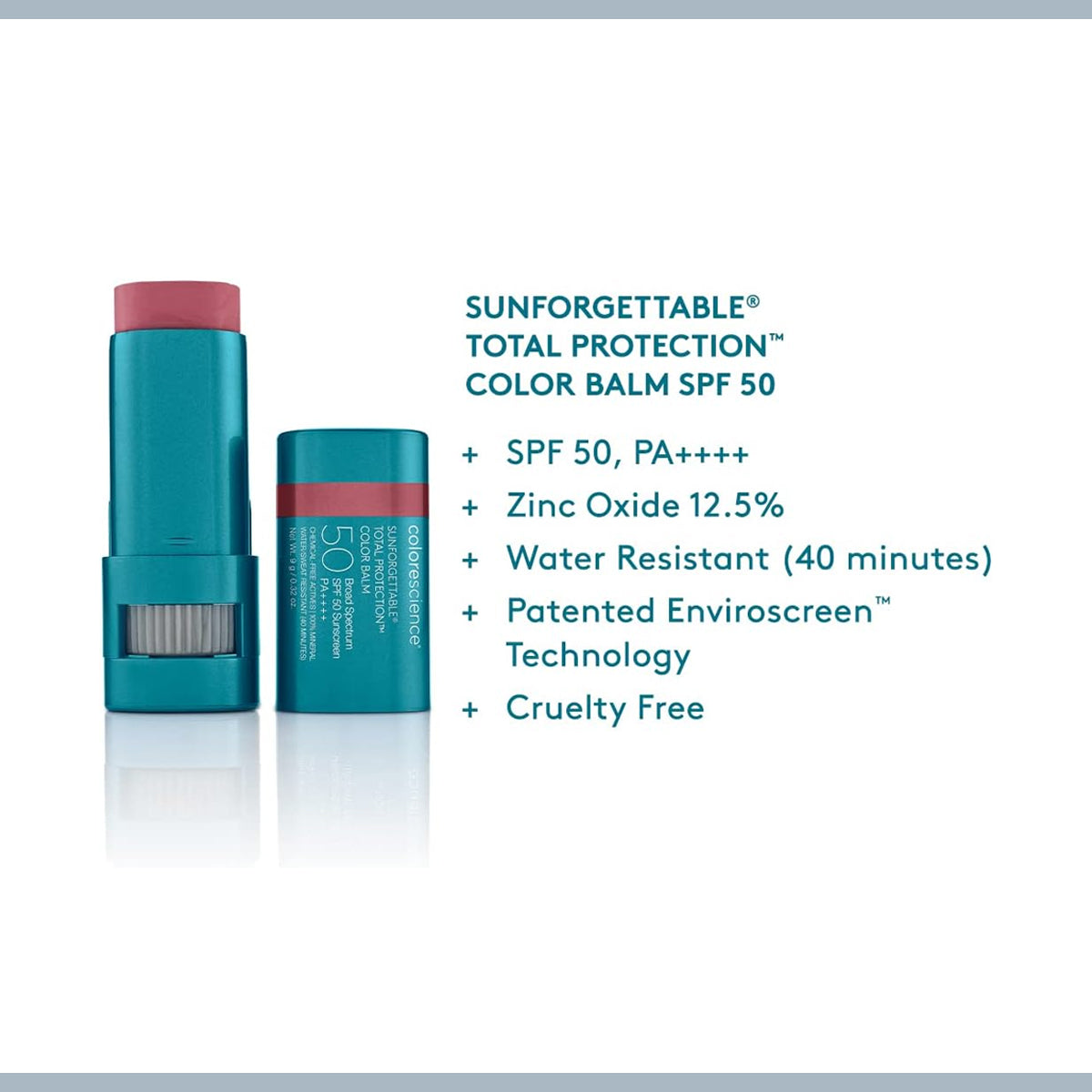 COLORESCIENCE SUNFORGETTABLE TOTAL PROTECTION COLOR BALM SPF50+ 9GR - PINK SKY