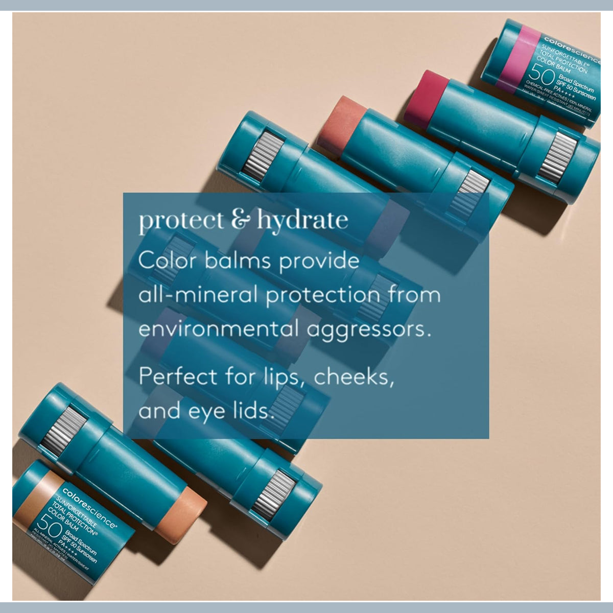 COLORESCIENCE SUNFORGETTABLE TOTAL PROTECTION COLOR BALM SPF50+ 9GR - PINK SKY