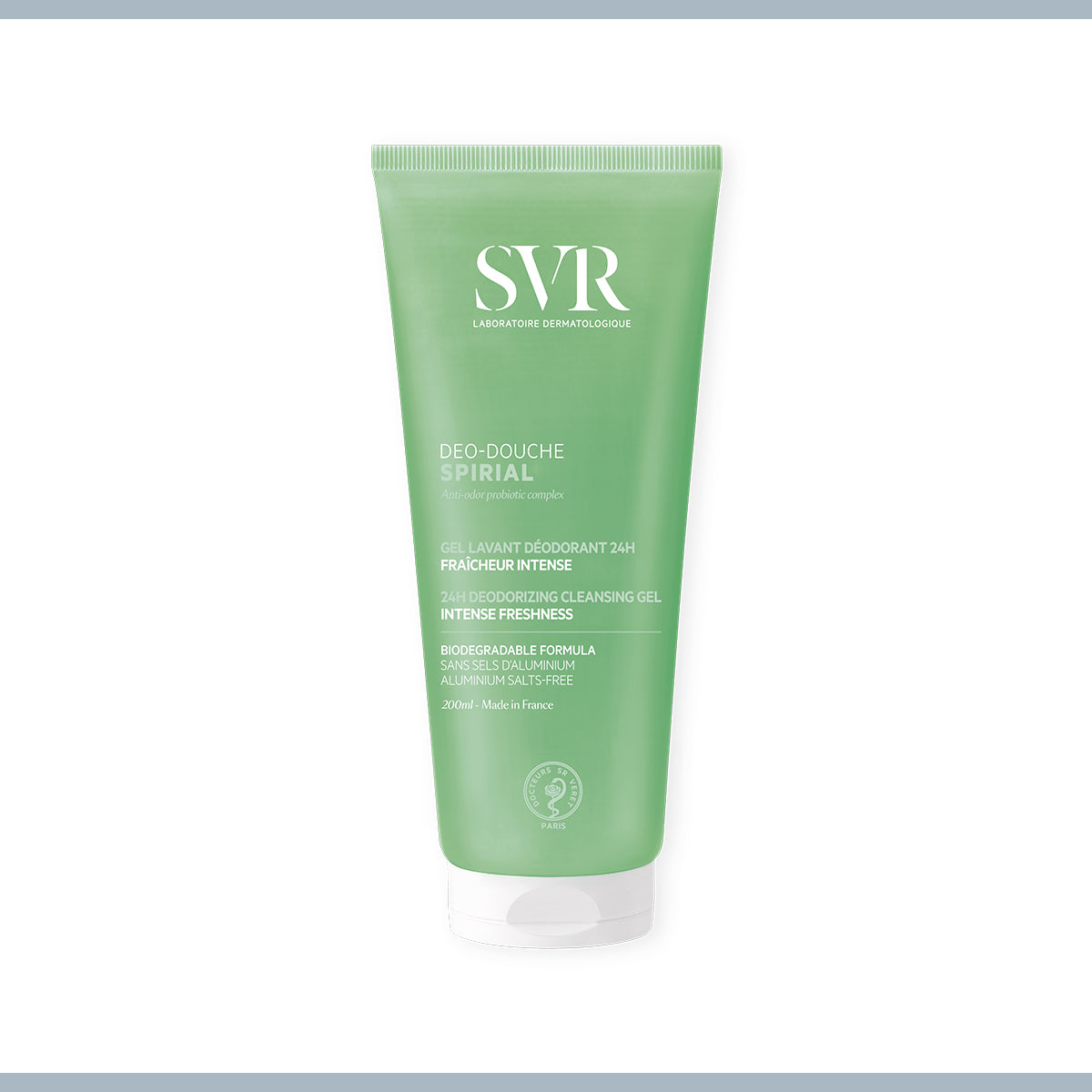 SVR SPIRIAL DÉO DOUCHE GEL LIMPIADOR DE DUCHA DESODORANTE 24H 200ML